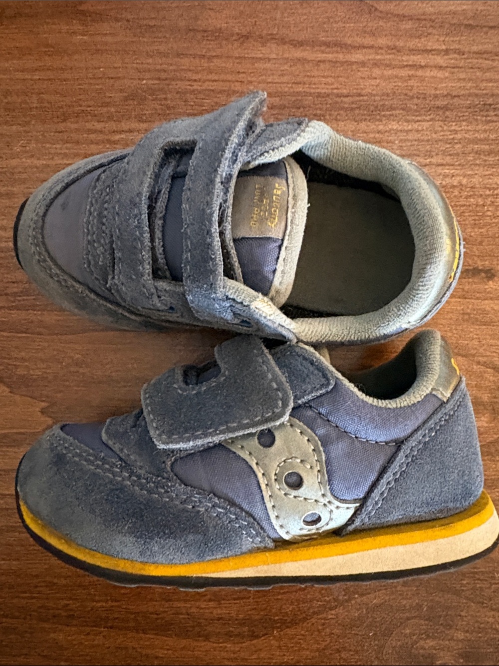 SAUCONY Baby Jazz Hook and Loop Sneakers Size 6